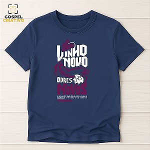 Camiseta Cristã Evangélica Vinho Novo