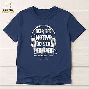 Camiseta Cristã Evangélica Louvor
