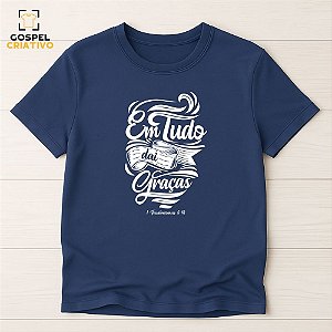 Camiseta Cristã Evangélica Gratidão