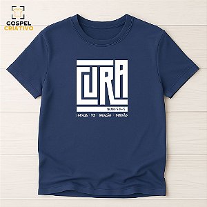 Camiseta Cristã Evangélica Cura