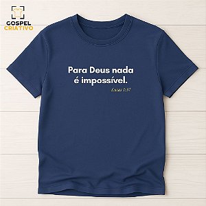 Camiseta Cristã Evangélica Versículo