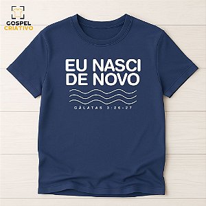 Camiseta Para Batismo Evangélico