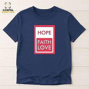 Camiseta Cristã Evangélica Fé