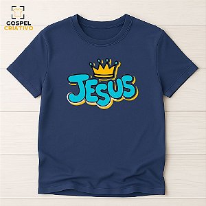 Camiseta Cristã Evangélica Jesus