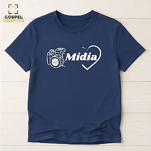 Camiseta Para Equipe de Mídia na Igreja