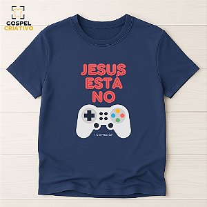 Camiseta Cristã Evangélica Jesus Está No Controle