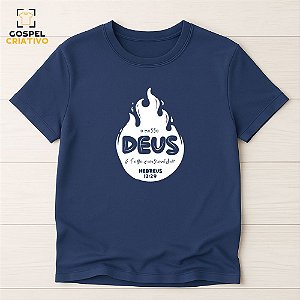 Camiseta Cristã Evangélica Deus