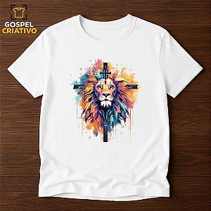Camiseta Cristã Evangélica Leão