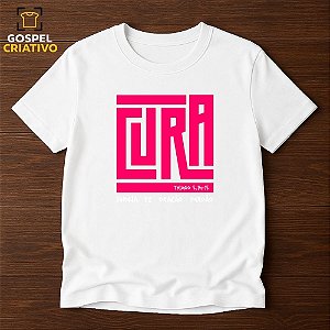 Camiseta Cristã Evangélica Cura