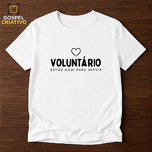 Camiseta Para Voluntários Na Igreja
