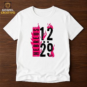 Camiseta Cristã Evangélica Hebreus 12