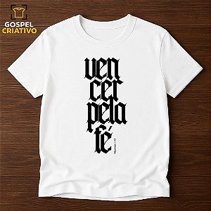 Camiseta Cristã Evangélica Fé