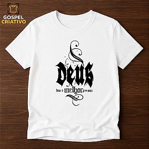 Camiseta Cristã Evangélica Deus