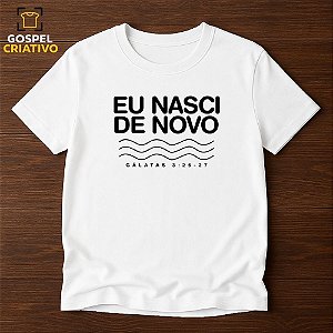 Camiseta Para Batismo Evangélico