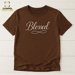 Camiseta Cristã Evangélica Blessed