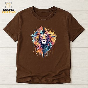 Camiseta Cristã Evangélica Leão