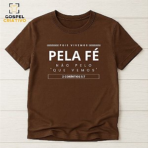 Camiseta Cristã Evangélica Fé