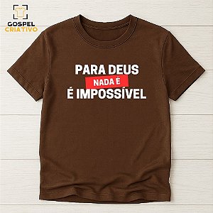 Camiseta Cristã Evangélica Fé