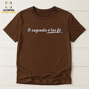 Camiseta Cristã Evangélica Fé