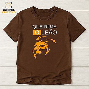 Camiseta Cristã Evangélica Leão