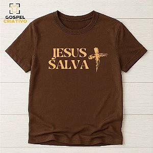 Camiseta Cristã Evangélica Jesus Salva