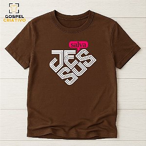 Camiseta Cristã Evangélica Jesus Herói