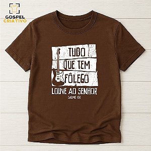Camiseta Cristã Evangélica Louvor
