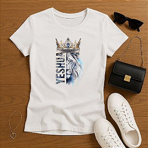 Baby Look Feminina Branca Cristã Yeshua