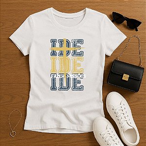 Baby Look Feminina Branca Cristã Evangelismo