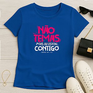 Baby Look Feminina Cristã Não Temas