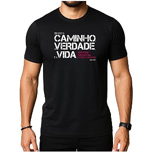 Camiseta Cristã Evangélica Eu Sou o Caminho