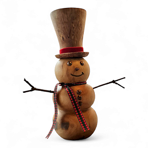 Boneco de Neve em Candeia