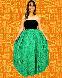 Saia de Renda Verde