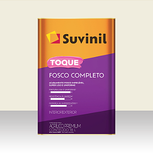 Tinta Suvinil Toque Fosco Completo - 18 litros
