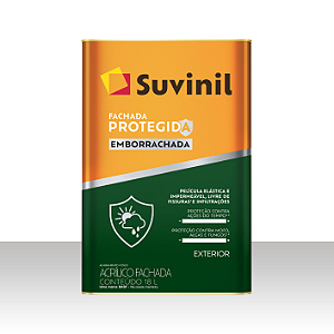 Tinta Suvinil Fachada Protegida Emborrachada - 18 litros