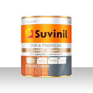 Tinta Suvinil Cor & Proteção Sempre Branco - 900ml