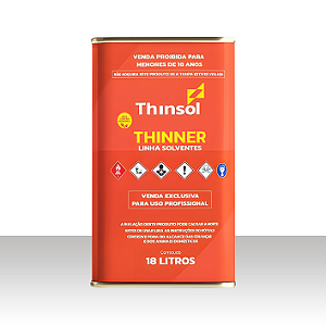 Thinner Thinsol (ref. 280) - 18 litros