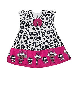 Vestido Trapezio Lol Diva M (4 Anos)