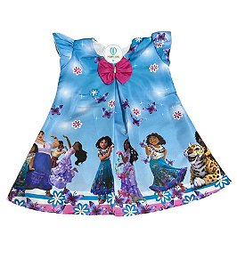 Vestido Trapézio Encanto Tam.G (5-6 anos)
