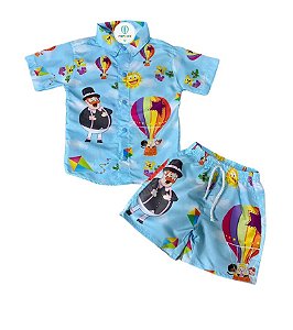 Conjunto Mauricinho Mundo Bita Tam.PP (1 Ano)