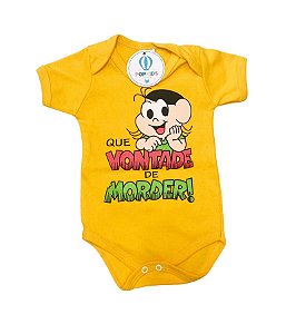 Body Temático Magali Amarelo Tam.M