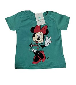 Camiseta Minnie Verde Tam.3