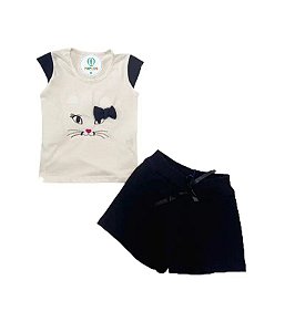 Conjunto Social Gatinha Tam.4