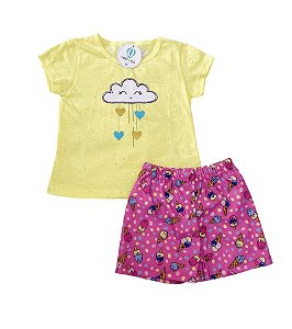 Conjunto Feminino Nuvem de Amor Ralakids Tam.6