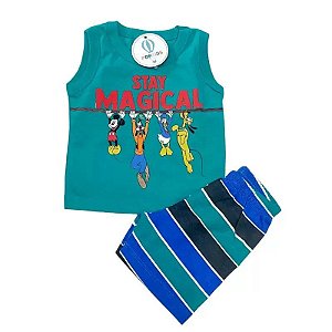 Conjunto Regata Disney Baby c/ shorts Tam. M