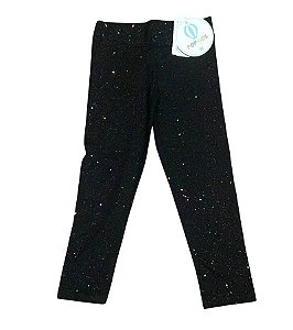 Legging Peluciada com Brilhos Tam.2