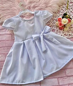 Vestido Liso Branco Tam.3