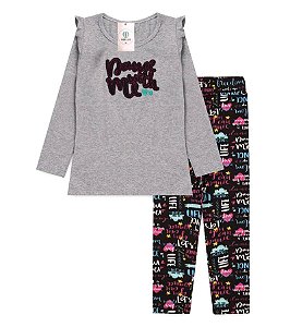 Conjunto Infantil Feminino Dance With Me Legging Tam.6
