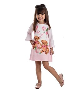 Vestido Ursinhas For Girl Tam.3