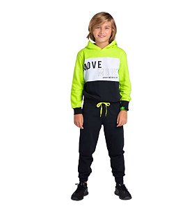 Conjunto Masculino Juvenil Move Tricolor Tam.12